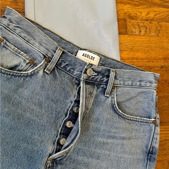 Agolde Pieced 90's Pinch Waist In Metropolis & Marlin Size 28 - Picture 4 of 6